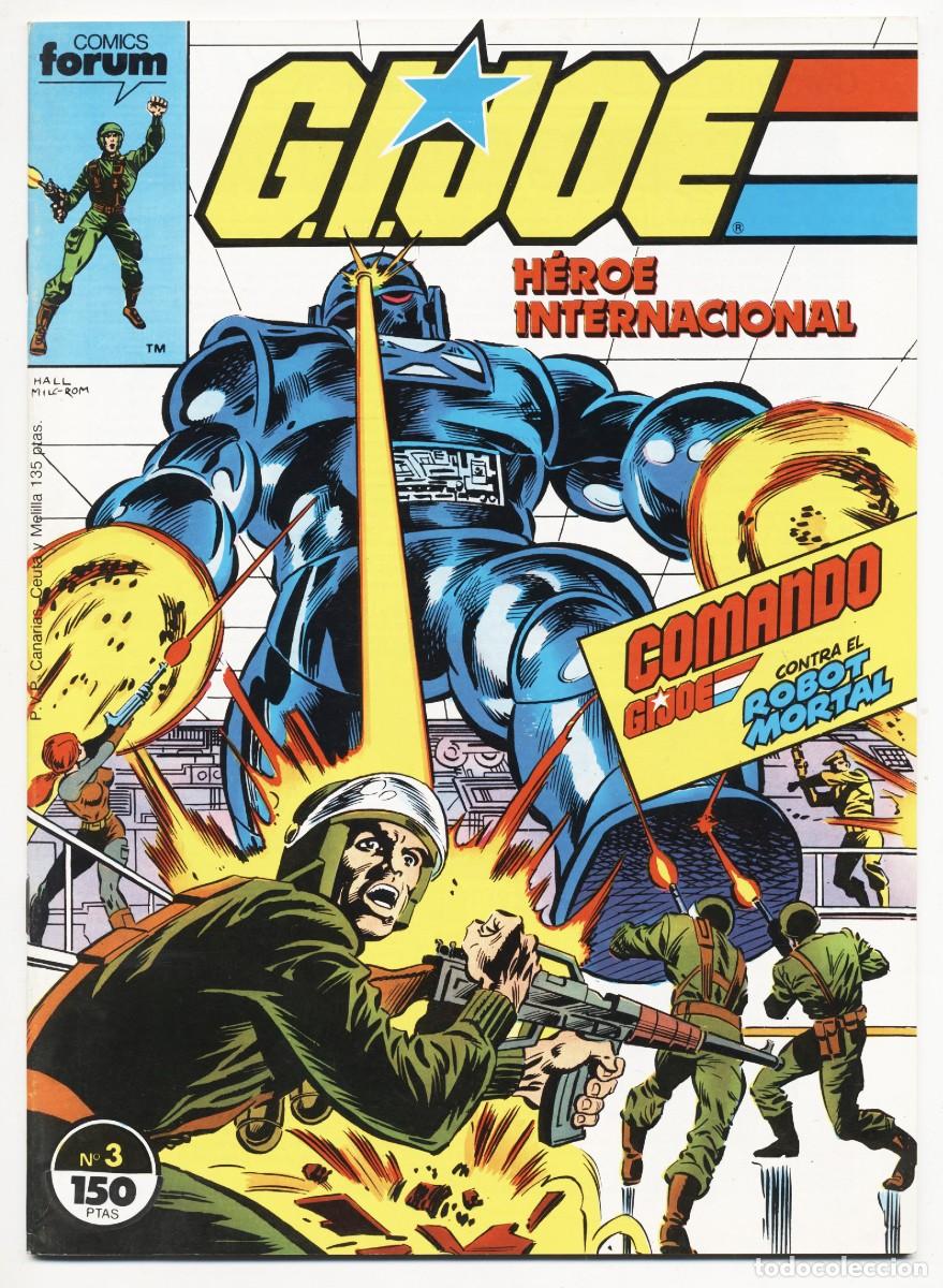 C&oacute;mics: COMIC COMANDO GIJOE N&ordm; 3 FORUM MARVEL COMICS 1987 BUEN ESTADO - Foto 1