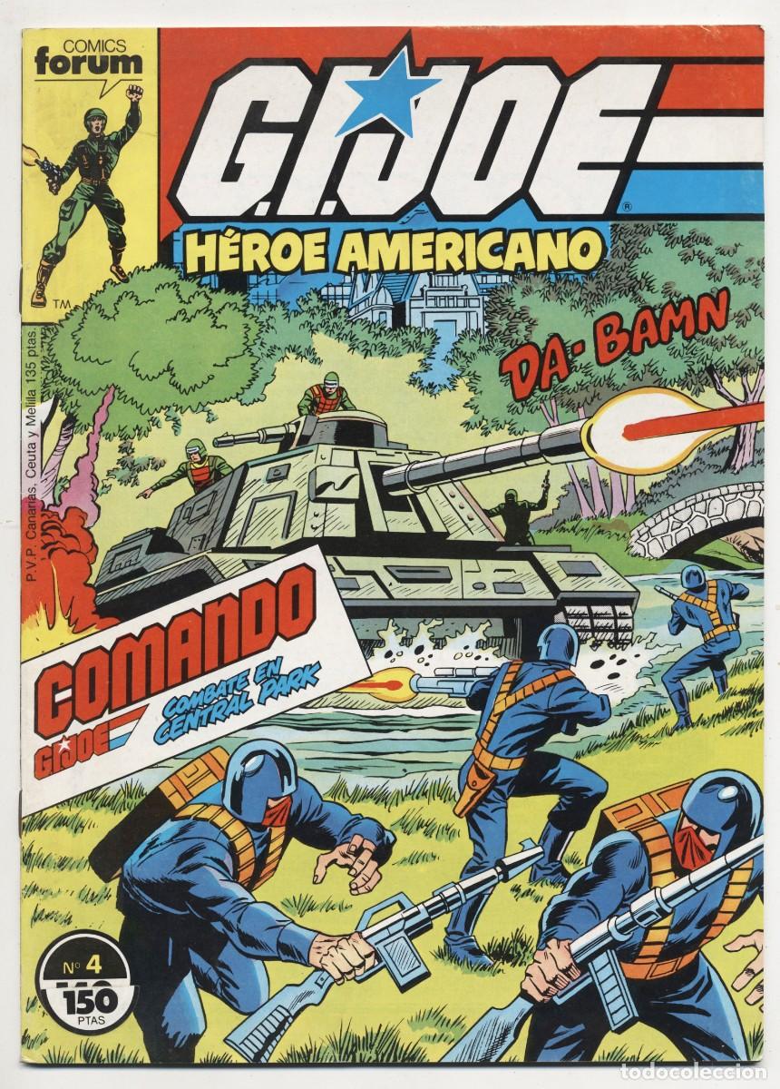 C&oacute;mics: COMIC COMANDO GIJOE N&ordm; 4 FORUM MARVEL COMICS 1987 BUEN ESTADO - Foto 1
