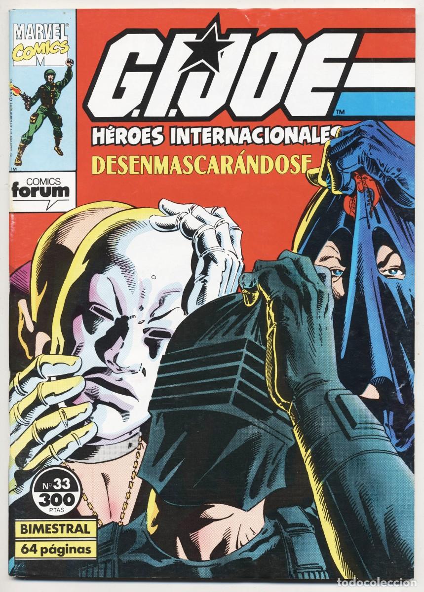 C&oacute;mics: COMIC COMANDO GIJOE N&ordm; 33 BIMESTRAL FORUM MARVEL COMICS 1991 BUEN ESTADO - Foto 1