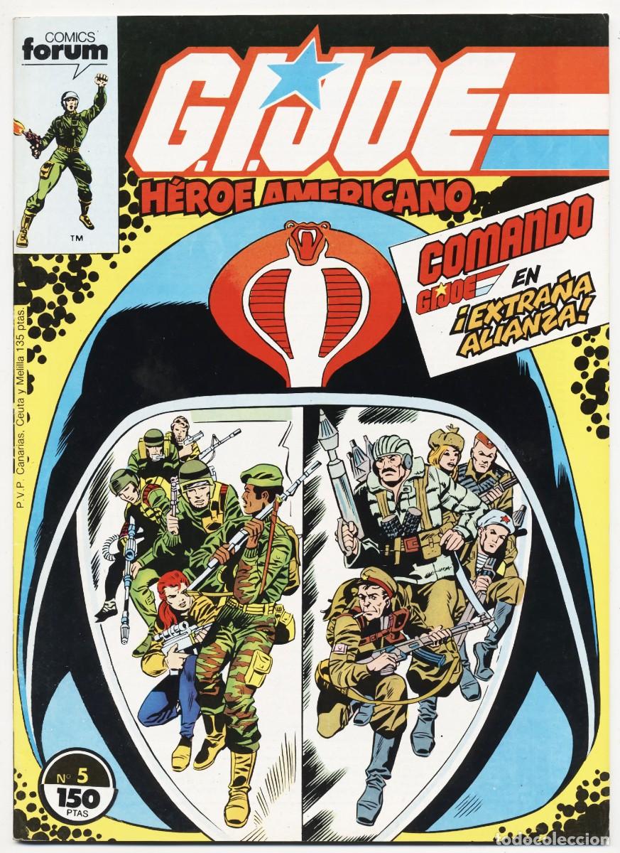 C&oacute;mics: COMIC COMANDO GIJOE N&ordm; 5 FORUM MARVEL COMICS 1987 MUY BUEN ESTADO - Foto 1