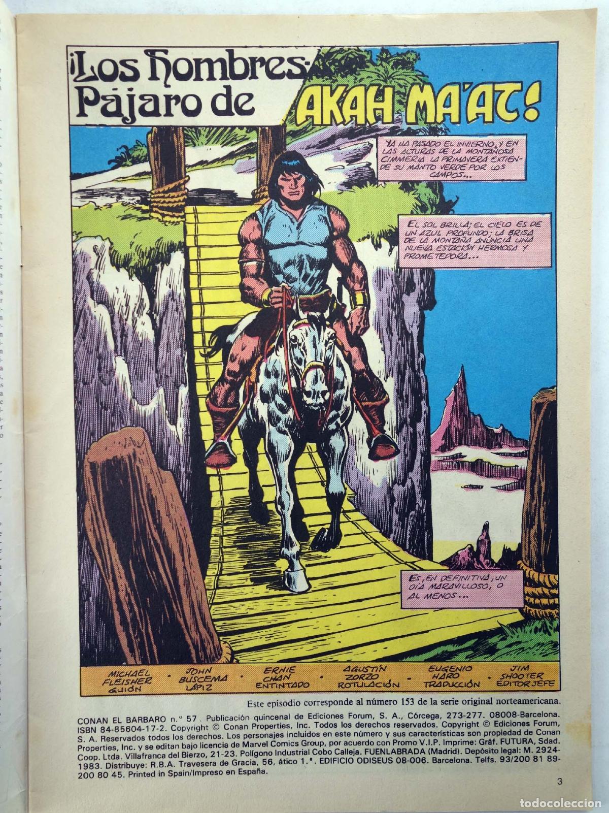 C&oacute;mics: CONAN REY 57. CONAN REY. Forum, 1989 - Foto 3