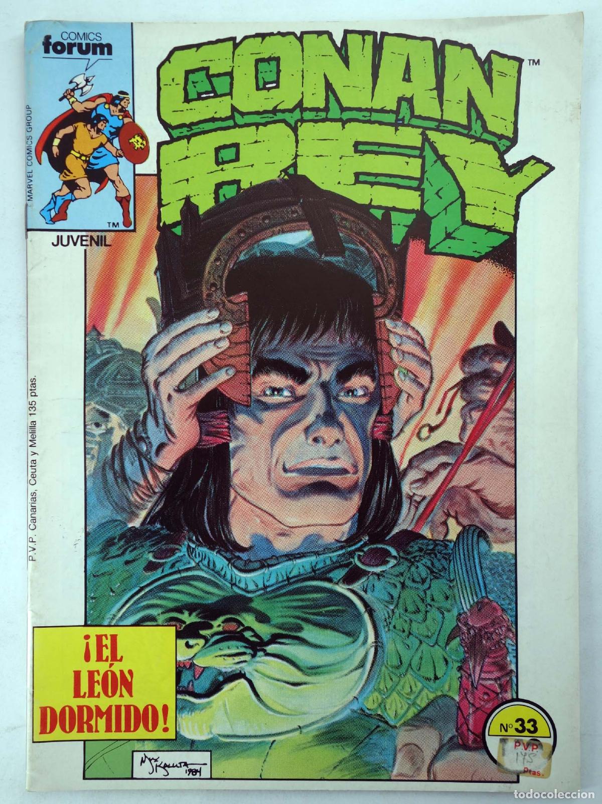 C&oacute;mics: CONAN REY 33. EL LEON DORMIDO. Forum, 1987 - Foto 1