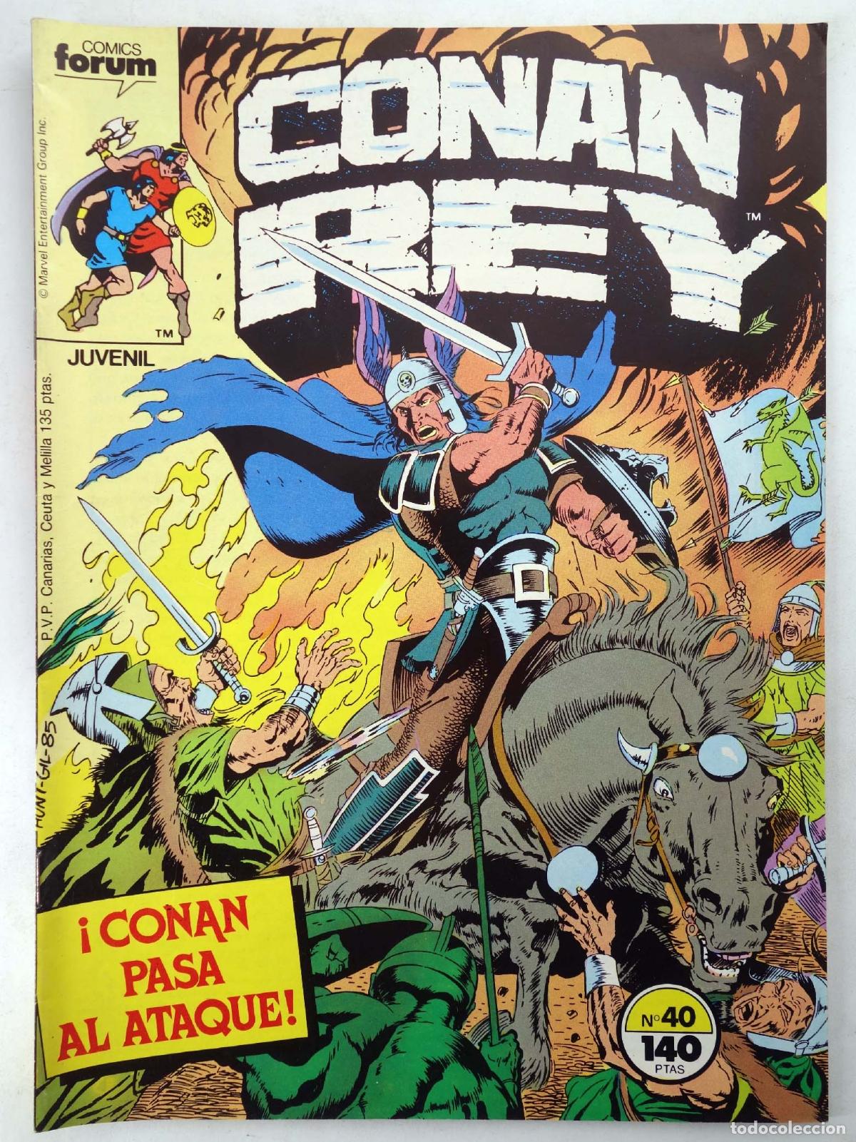 C&oacute;mics: CONAN REY 40. CONAN PASA AL ATAQUE. Forum, 1987 - Foto 1