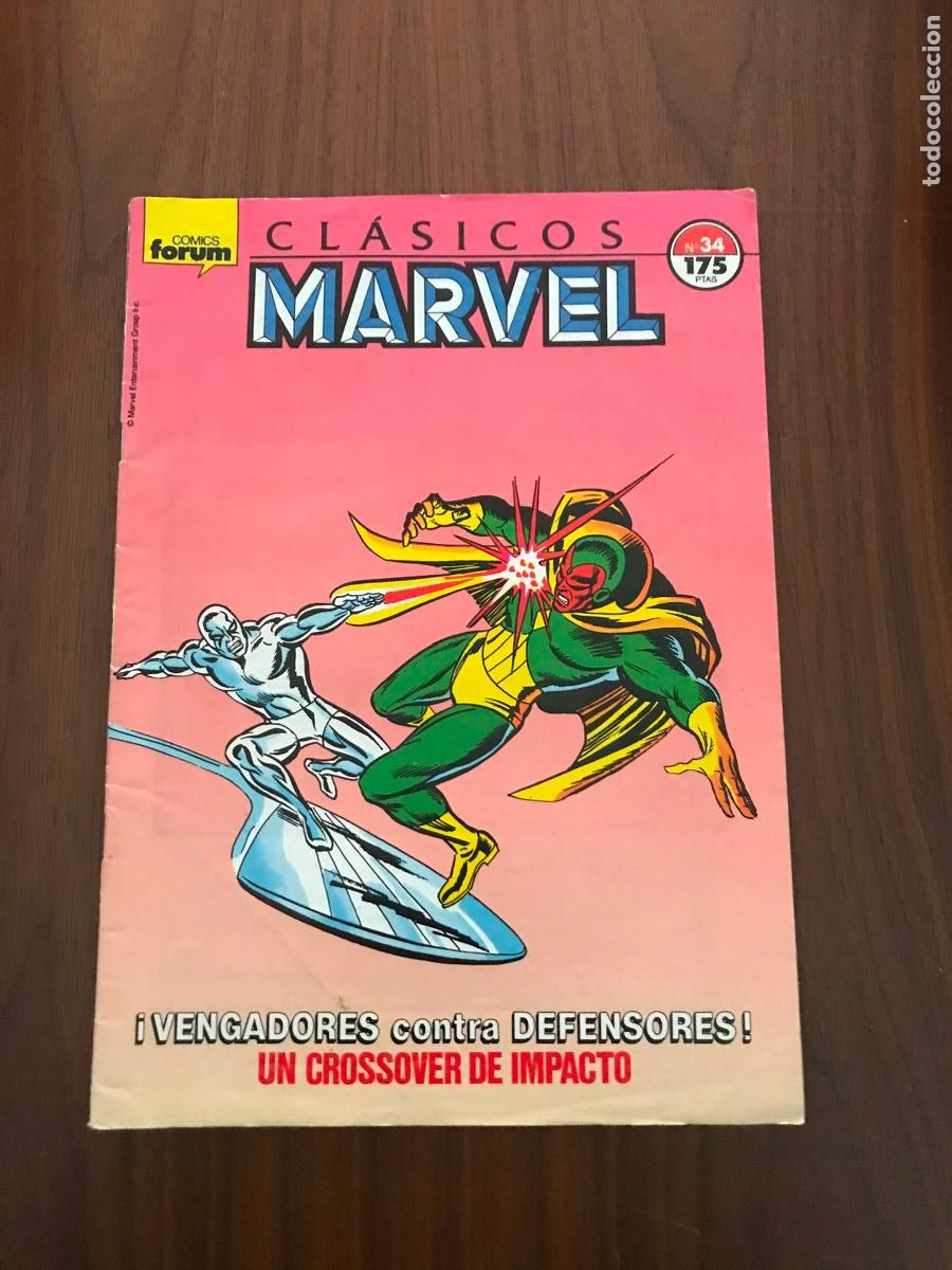 C&oacute;mics: CL&Aacute;SICOS MARVEL N&ordm; 34 , EDITORIAL FORUM - Foto 1