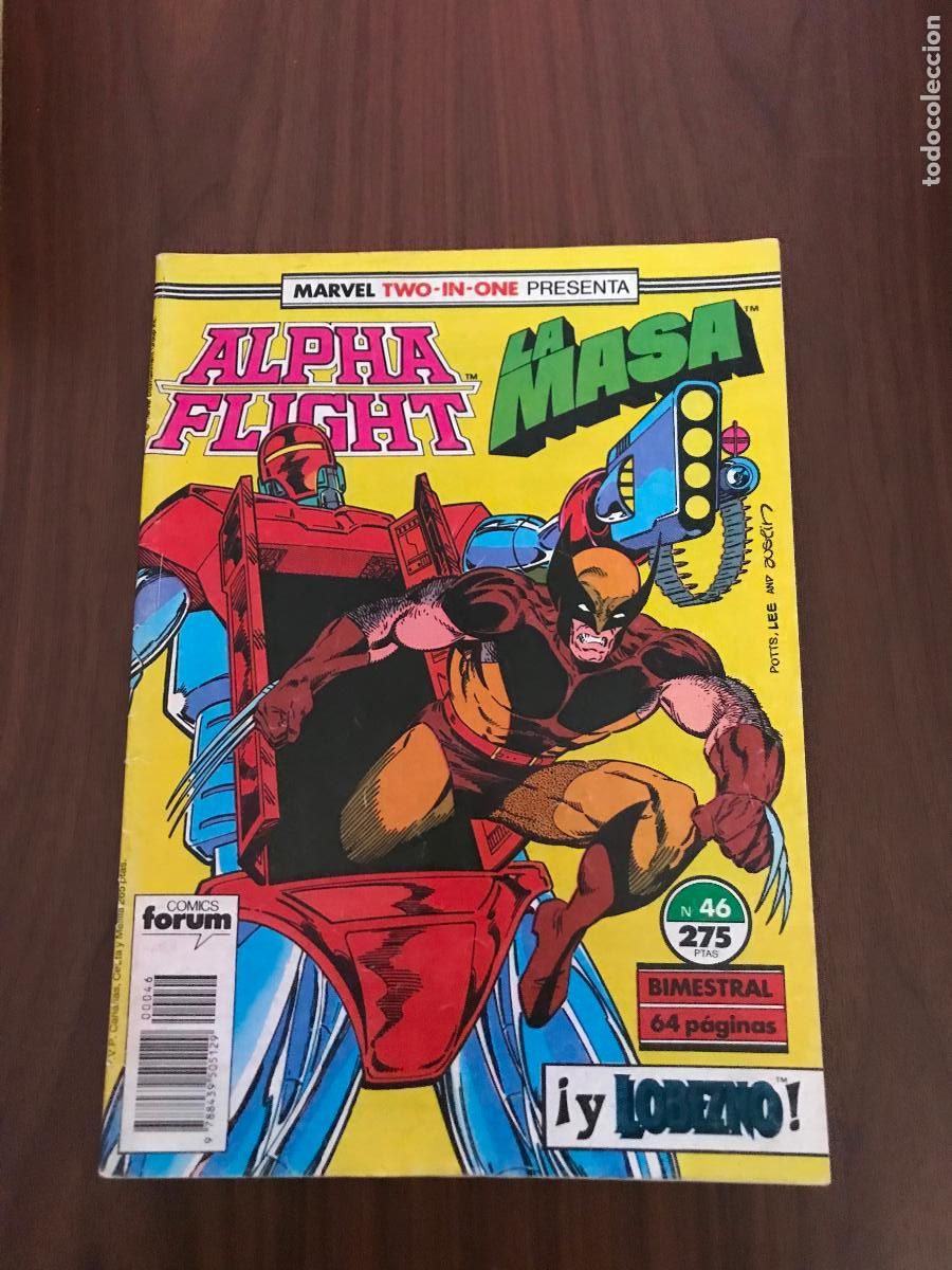 C&oacute;mics: MARVEL TWO-IN-ONE , ALPHA FLIGHT LA MASA N&ordm; 46 , EDITORIAL FORUM - Foto 1