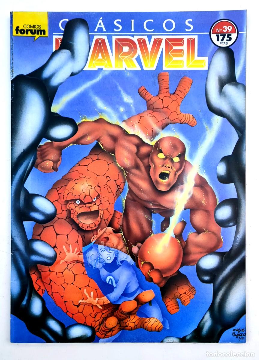 C&oacute;mics: CLASICOS MARVEL N&ordm; 37 &iexcl;LA BATALLA FINAL! COMICS FORUM PLANETA 1991 EXCELENTE - Foto 13