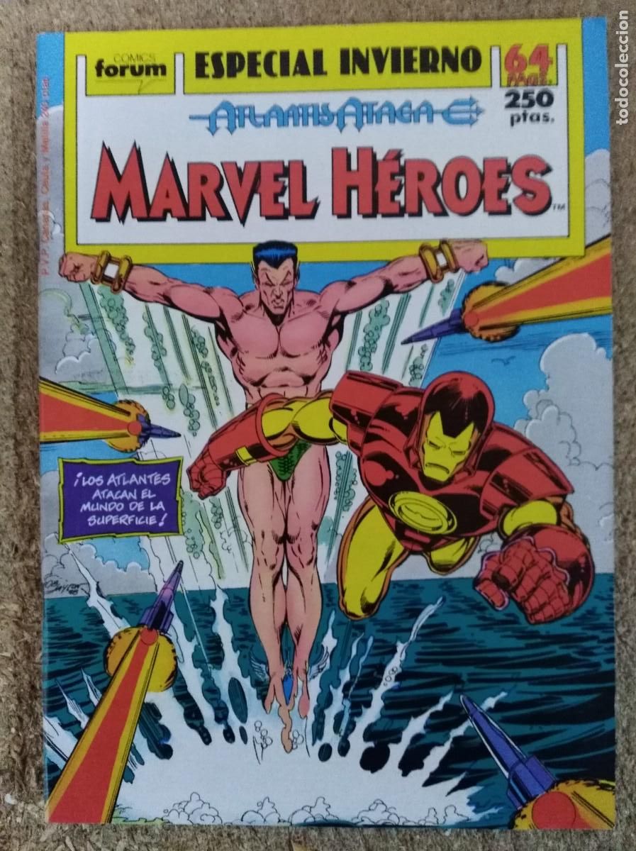 C&oacute;mics: Marvel Heroes.Especial Invierno 1989.Marvel.Forum - Foto 1