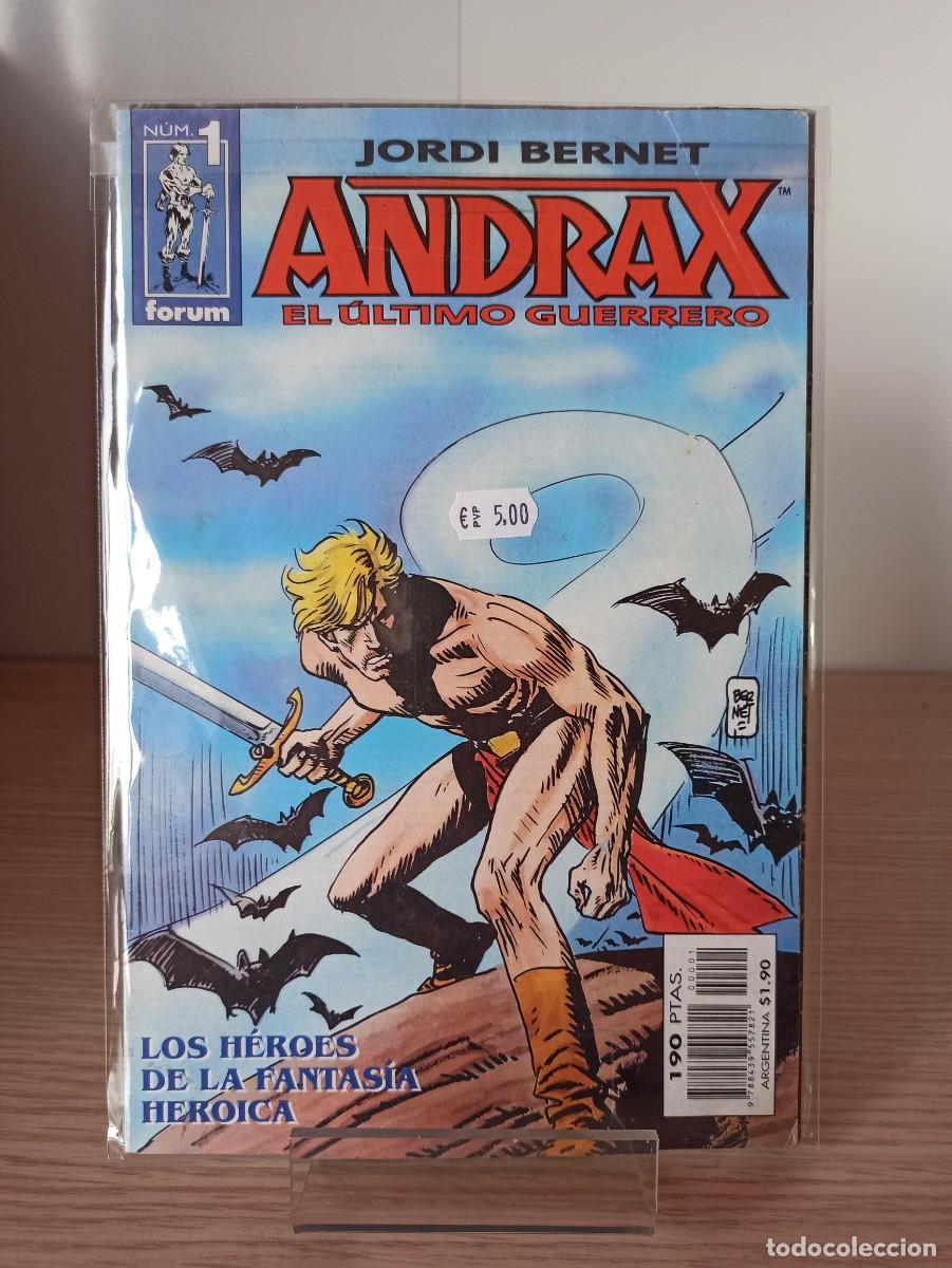 C&oacute;mics: ANDRAX - EL ULTIMO GUERRERO (Ed. Comics Forum) N&ordm; 1 y 2 - Foto 1