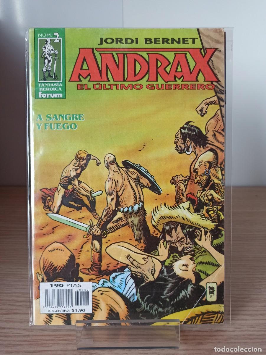 C&oacute;mics: ANDRAX - EL ULTIMO GUERRERO (Ed. Comics Forum) N&ordm; 1 y 2 - Foto 2