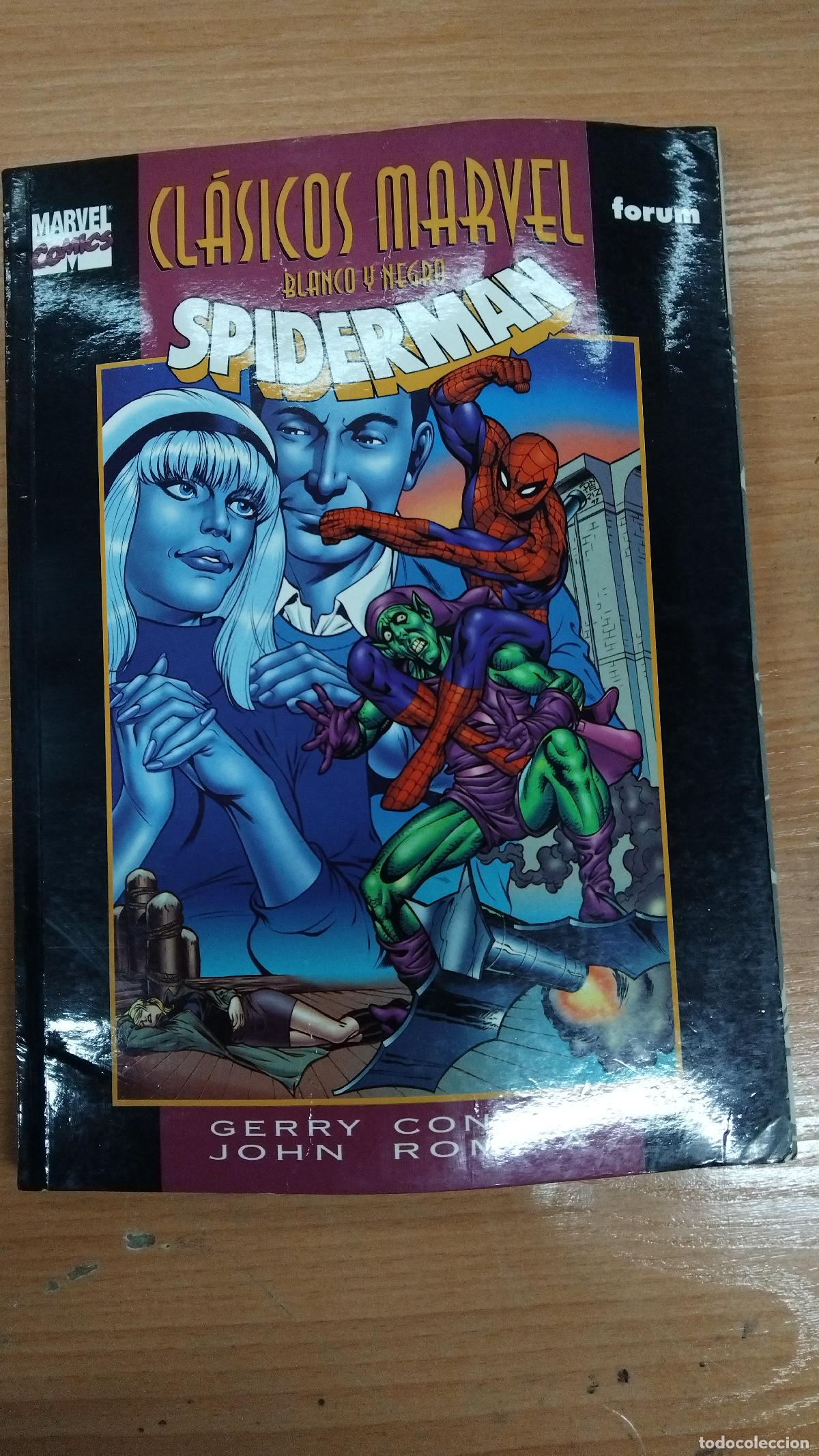 C&oacute;mics: CLASICOS MARVEL. BLANCO Y NEGRO - 2. SPIDERMAN/DESIGNIOS MORTALES - Foto 1