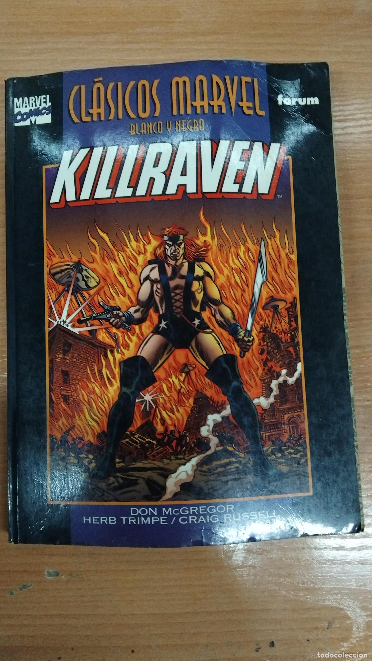 C&oacute;mics: CLASICOS MARVEL. BLANCO Y NEGRO - 11. KILLRAVEN/1 - Foto 1