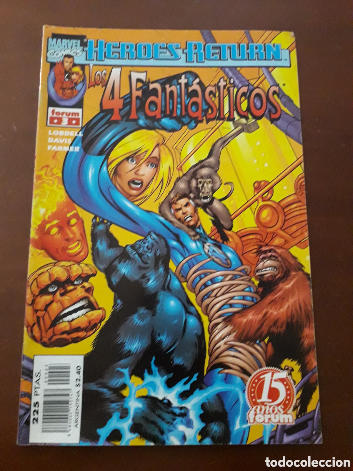 C&oacute;mics: LOS 4 FANTASTICOS N&Uacute;MERO 3. H&Eacute;ROES RETURN - Foto 1