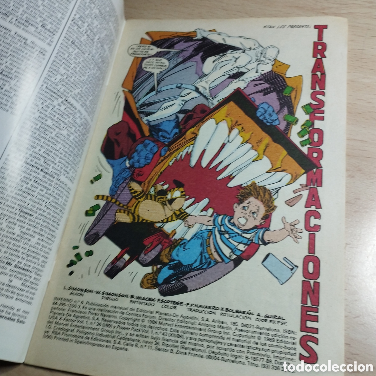 C&oacute;mics: Factor X. Inferno. C&oacute;mics Forum. N&ordm;6. Marvel. 1989. - Foto 3