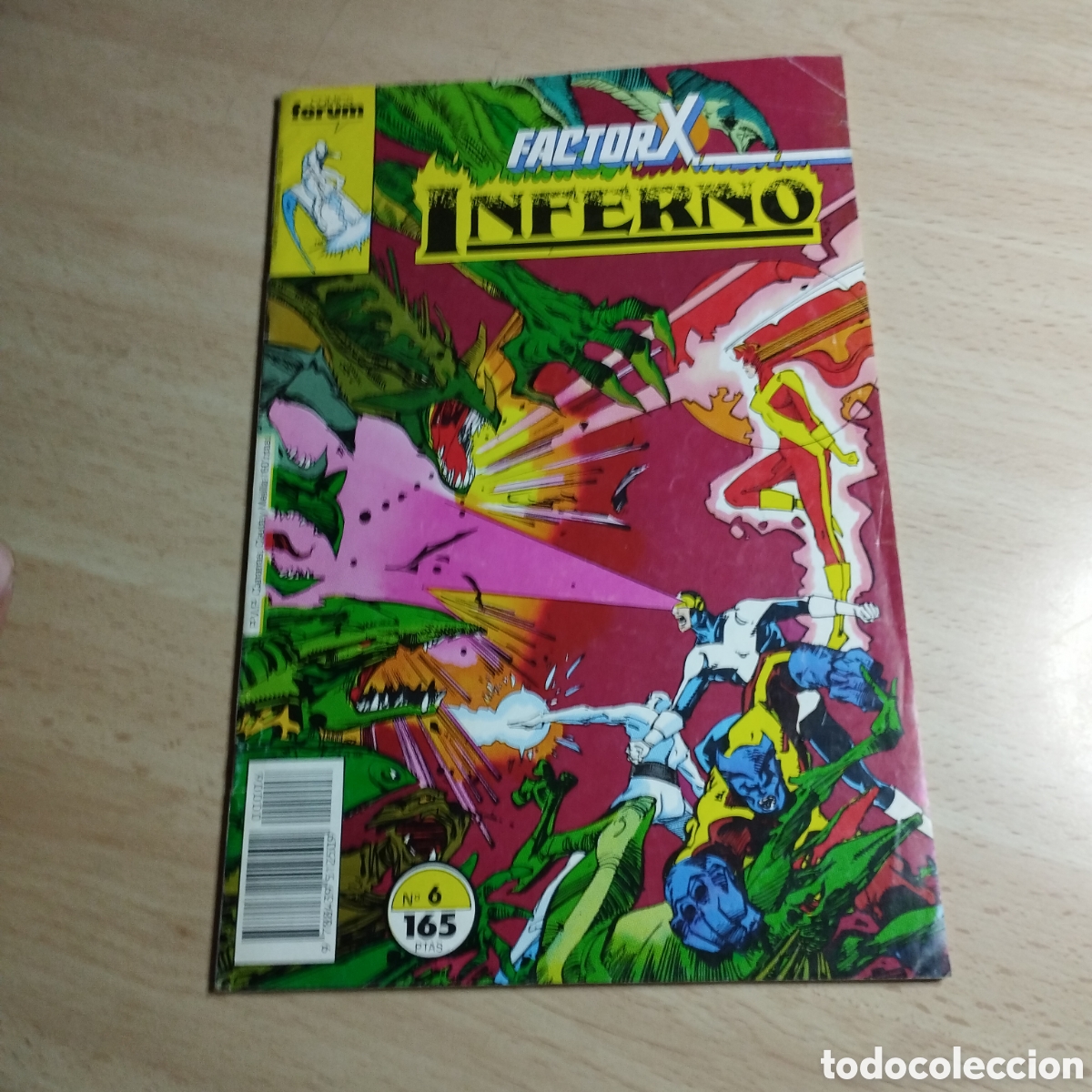 C&oacute;mics: Factor X. Inferno. C&oacute;mics Forum. N&ordm;6. Marvel. 1989. - Foto 1