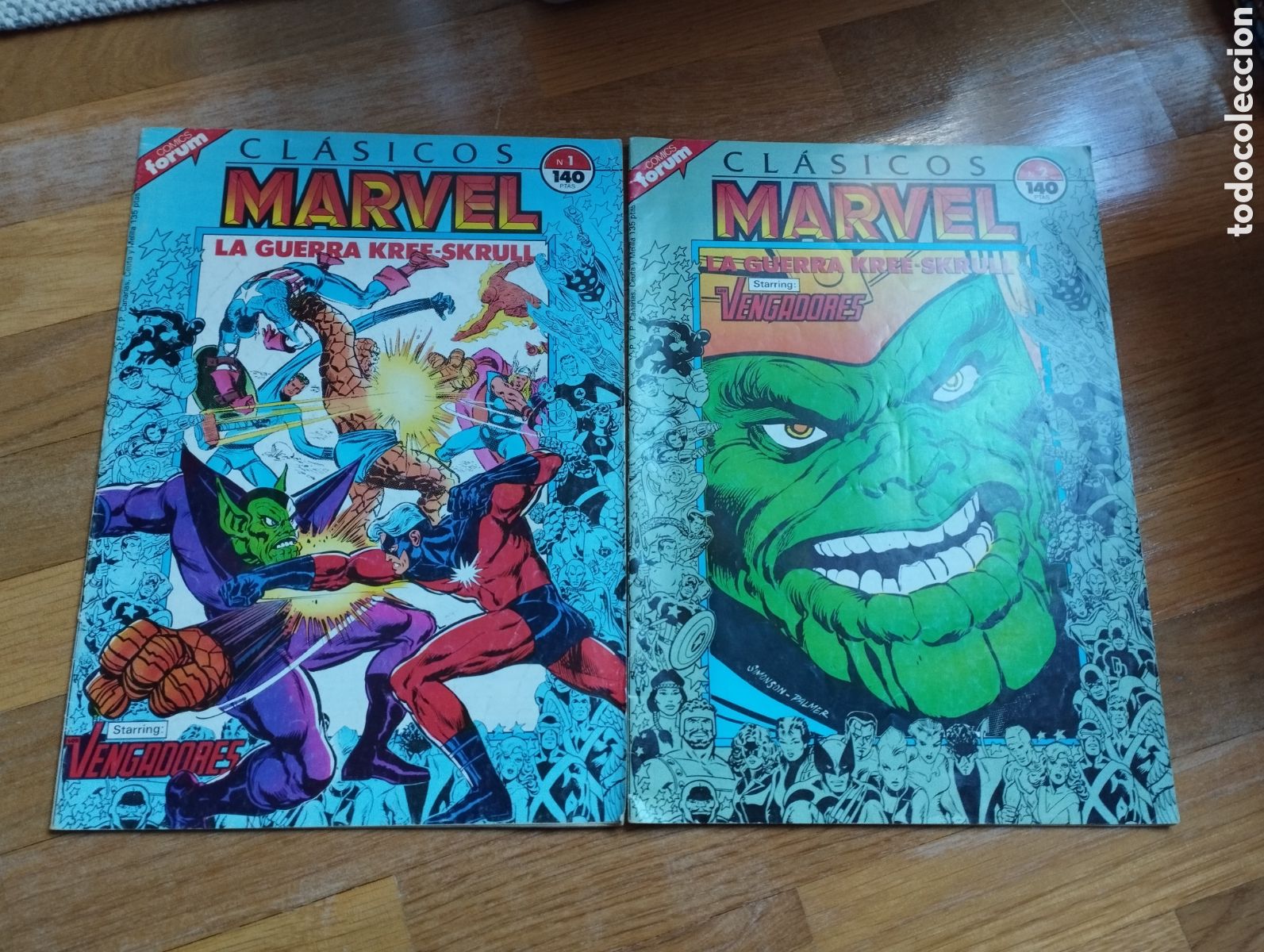 C&oacute;mics: Marvel cl&aacute;sicos guerra kree skrull - Foto 1