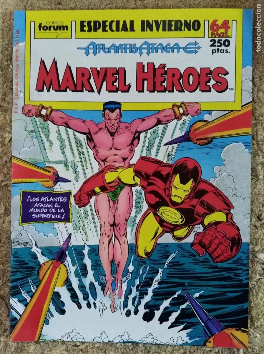 C&oacute;mics: Marvel Heroes.Especial Invierno 1989.Marvel.Forum - Foto 1