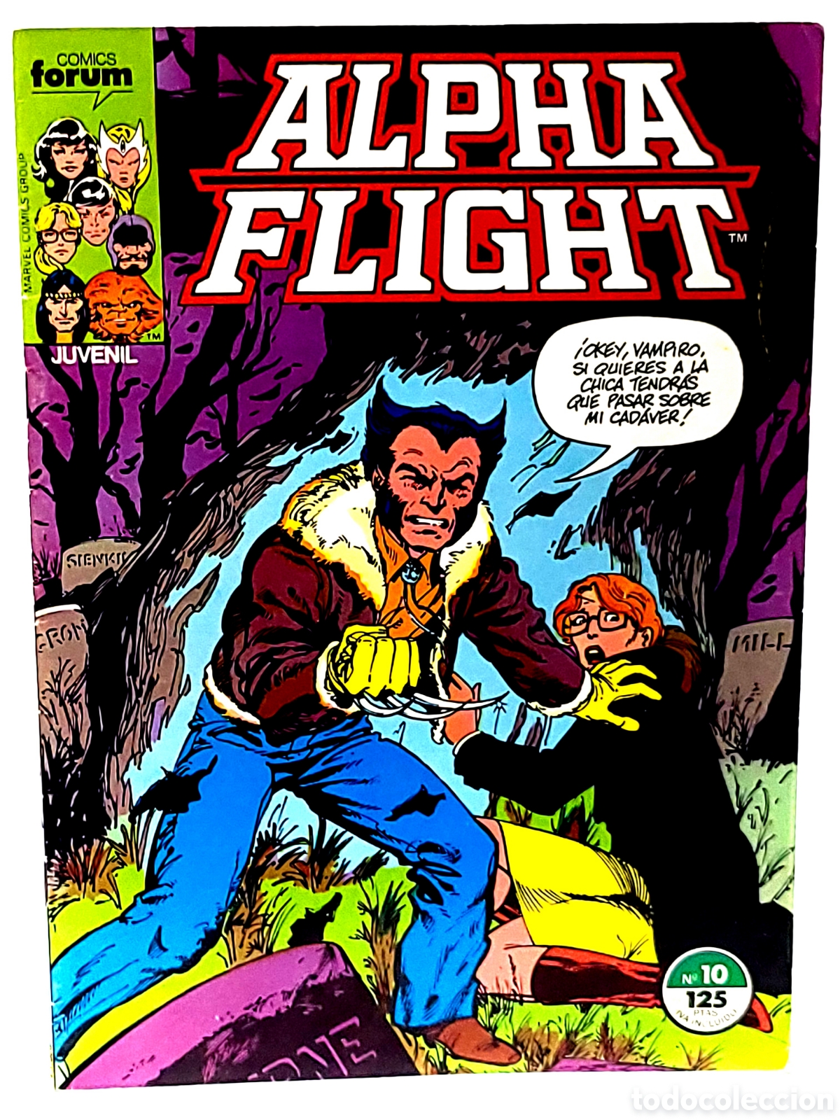 C&oacute;mics: MUY BUEN ESTADO ALPHA FLIGHT 10 FORUM COMICS GRAPA - Foto 1