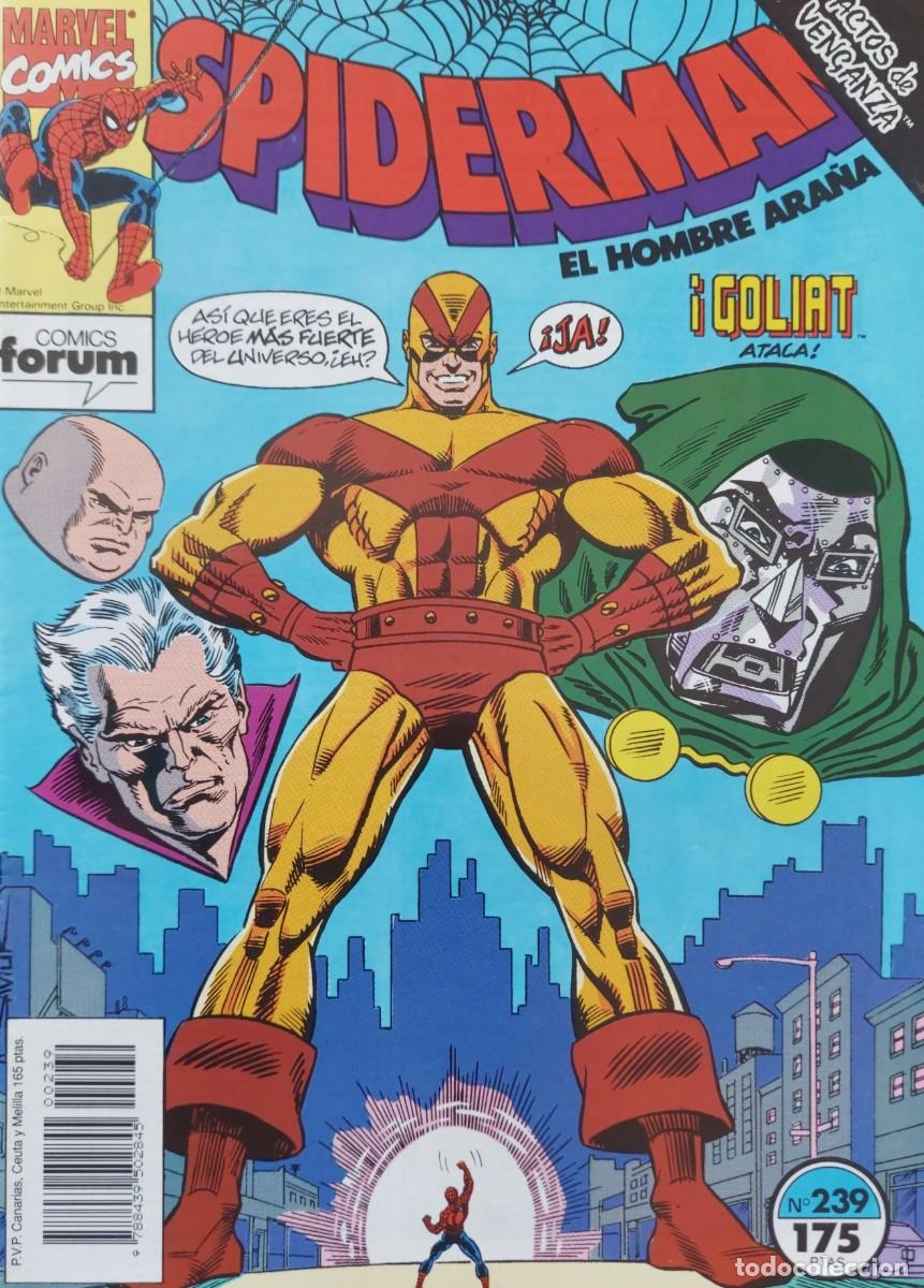 C&oacute;mics: Spiderman Vol. 1 N&ordm; 239 &iexcl;Goliat. Ataca! C&oacute;mics Forum 1991 - Foto 1