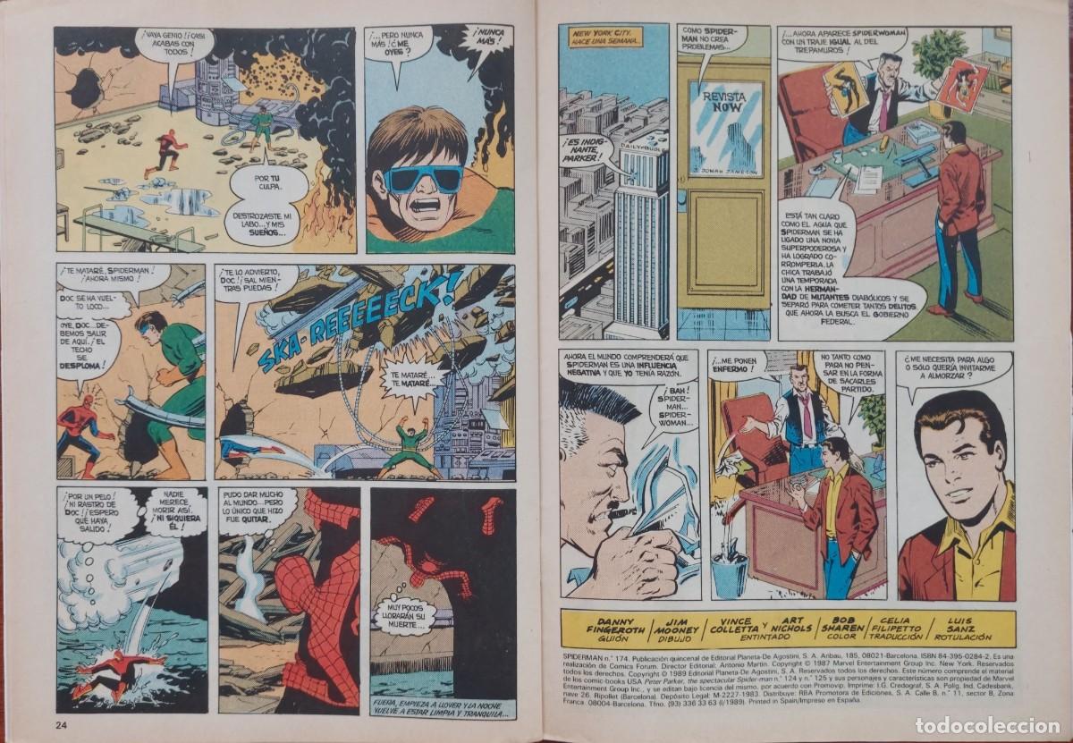 C&oacute;mics: Spiderman Vol. 1 N&ordm; 174 C&oacute;mics Forum 1989 - Foto 6