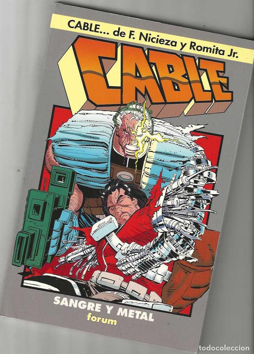 C&oacute;mics: CABLE: SANGRE Y METAL - TOMO FORUM - COMO NUEVO - Foto 1