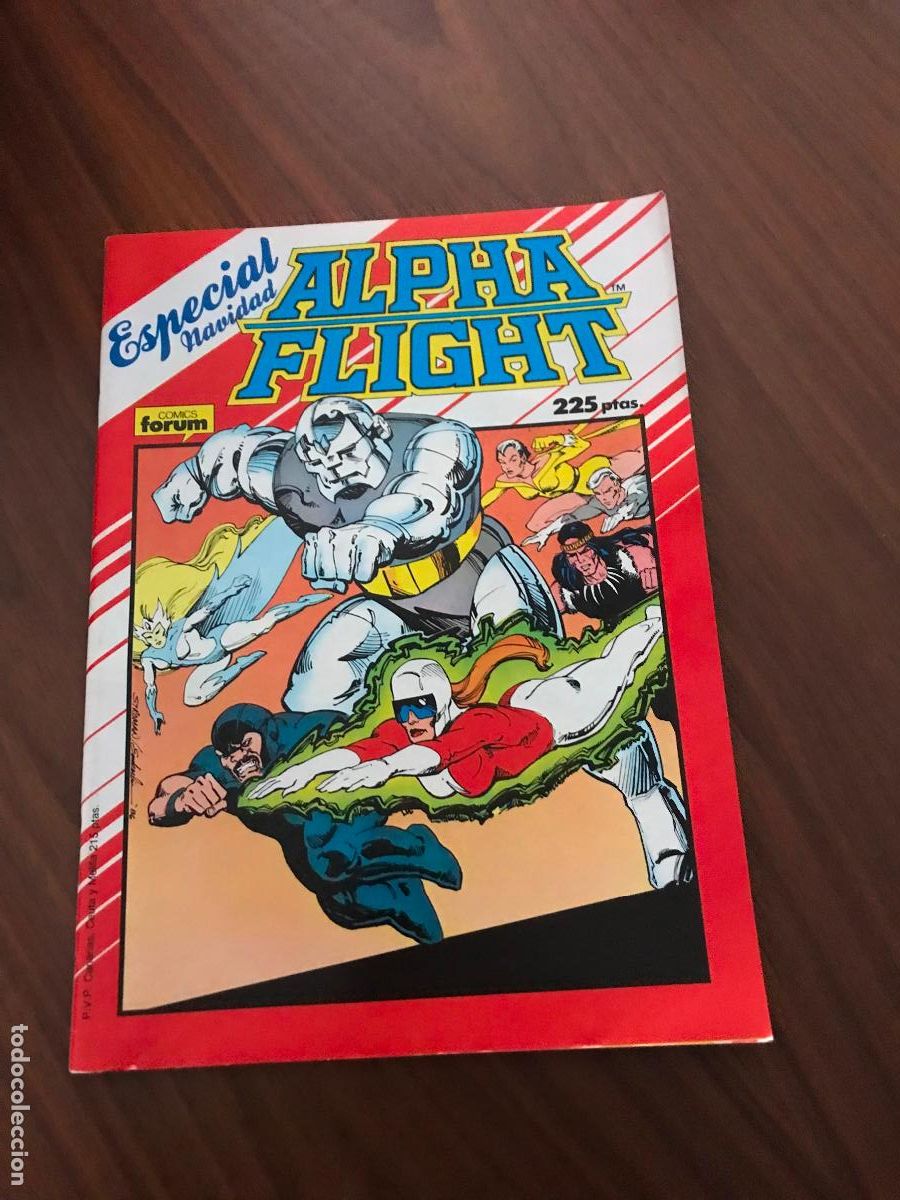 C&oacute;mics: ALPHA FLIGHT ESPECIAL NAVIDAD 1987 , EDITORIAL FORUM - Foto 1