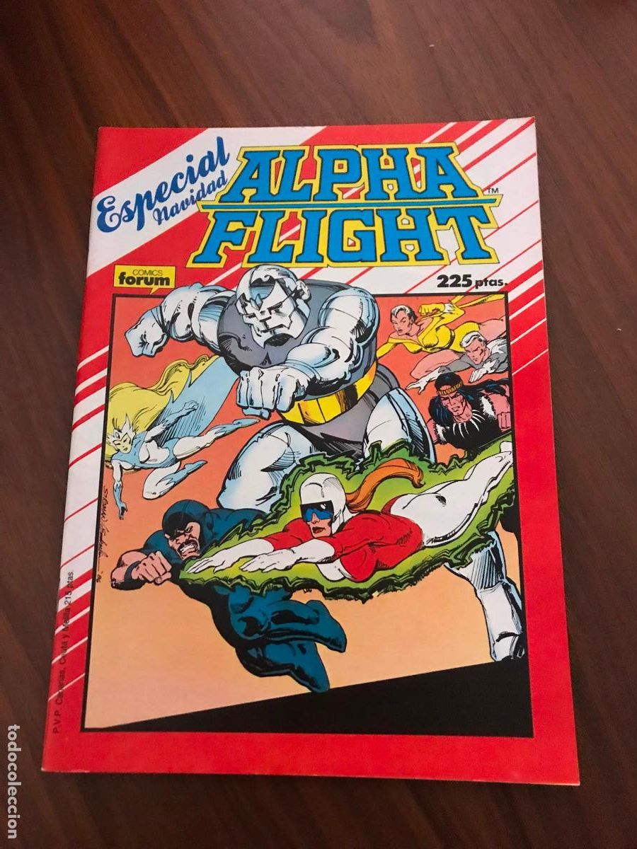 C&oacute;mics: ALPHA FLIGHT ESPECIAL NAVIDAD 1987 , EDITORIAL FORUM - Foto 1