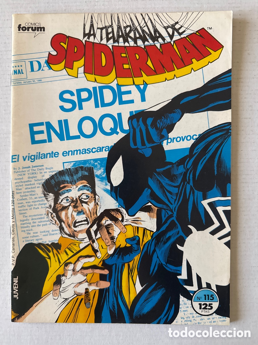 C&oacute;mics: Spiderman Vol1 F&oacute;rum #115 1&ordf; edici&oacute;n &laquo;IMPECABLE&raquo; - Foto 1