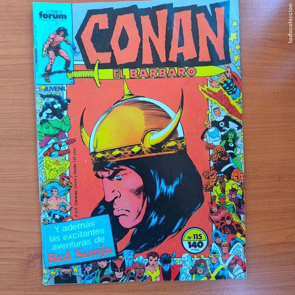 C&oacute;mics: CONAN EL BARBARO N&ordm; 115 1&ordm; EDICION DE COMICS FORUM - Foto 1