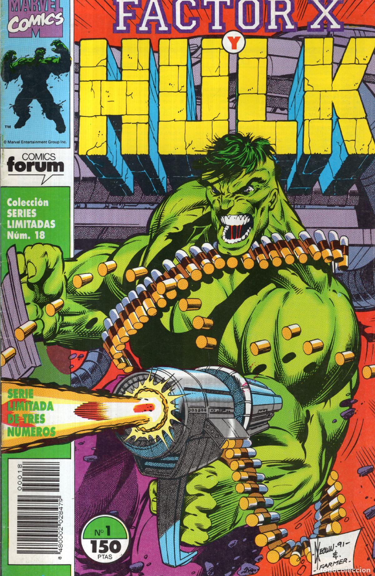 C&oacute;mics: SERIES LIMITADAS FACTOR-X Y HULK COMPLETA 3 NUMEROS - FORUM - BUEN ESTADO - Foto 2
