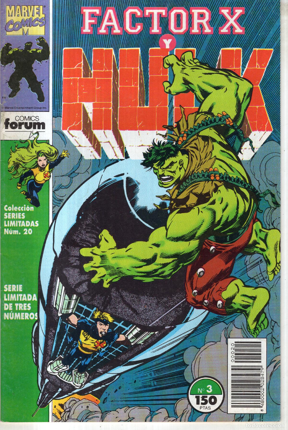 C&oacute;mics: SERIES LIMITADAS FACTOR-X Y HULK COMPLETA 3 NUMEROS - FORUM - BUEN ESTADO - Foto 4