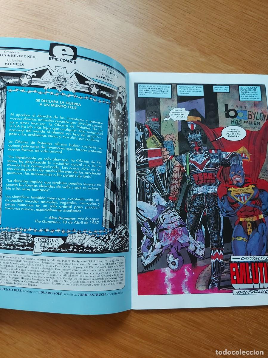 C&oacute;mics: MARSHAL LAW N.&ordm; 2 (DE 6). EVILUTION. GRAPA. FORUM. EPIC. 1991. - Foto 3