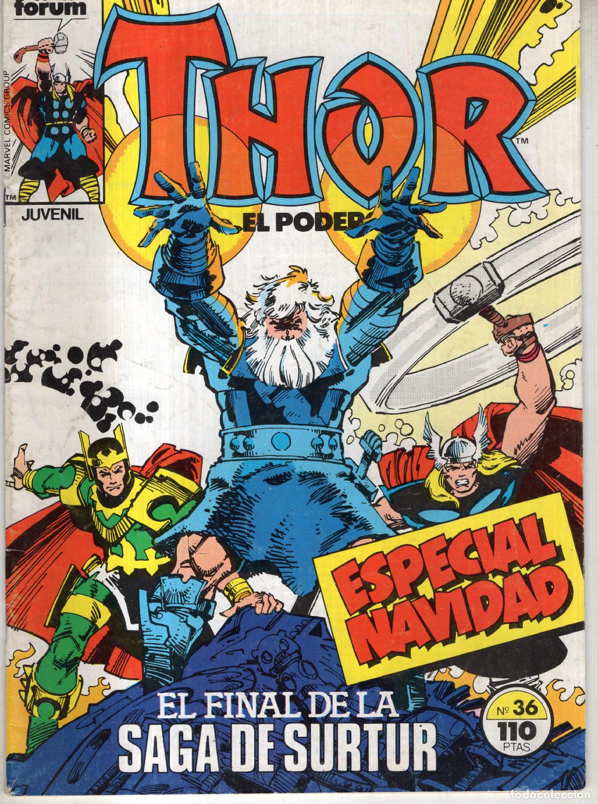 C&oacute;mics: THOR VOL. 1 N&ordm; 36 - FORUM - BUEN ESTADO - Foto 1