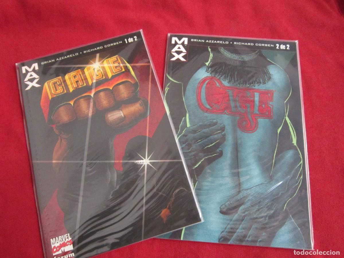 C&oacute;mics: CAGE TOMOS 1 Y 2. BRIAN AZZARELLO Y RICHARD CORBEN. MAX MARVEL COMICS FORUM NUEVOS - Foto 1