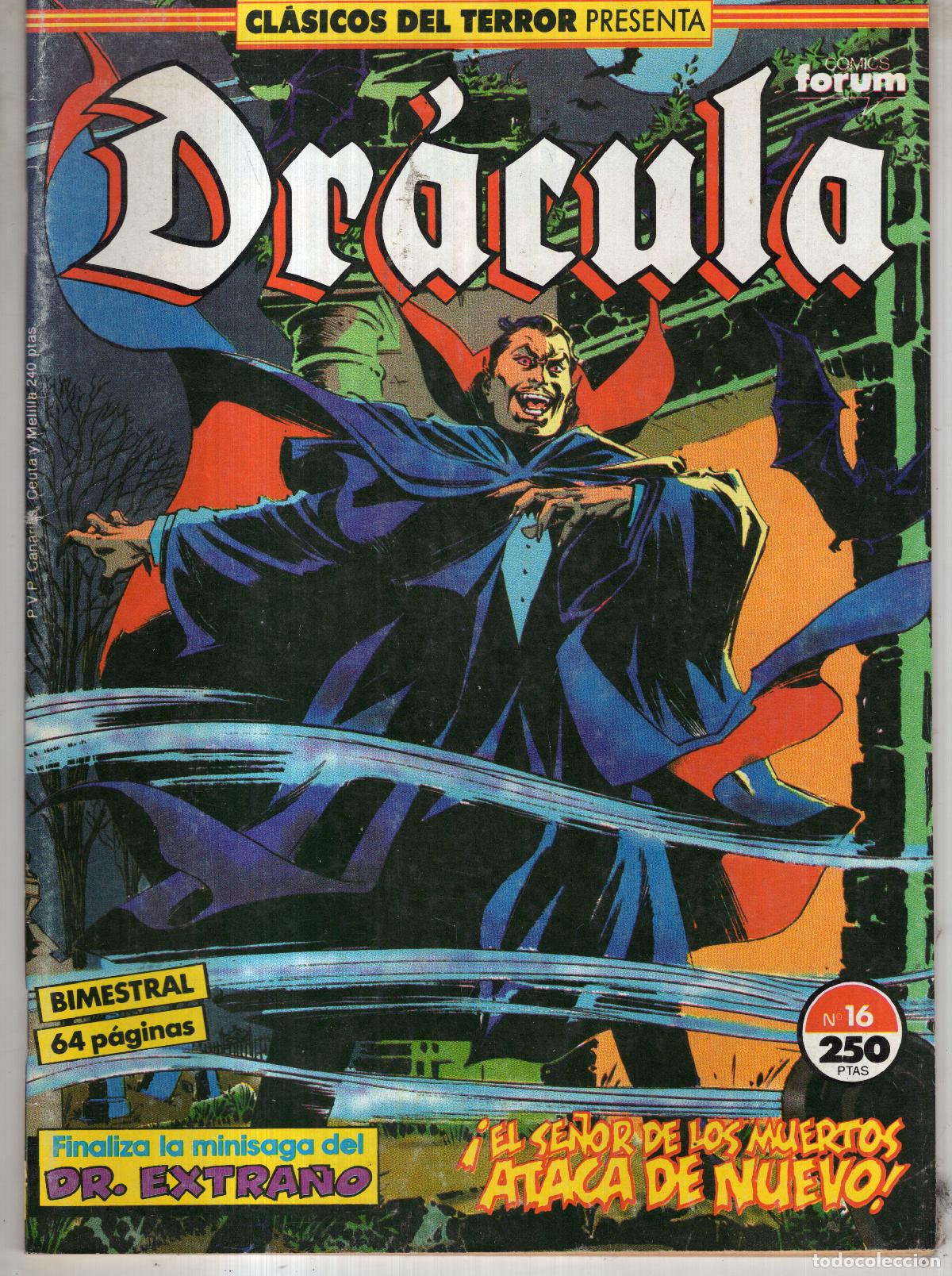C&oacute;mics: CLASICOS DEL TERROR DRACULA N&ordm; 16 - FORUM - Foto 1