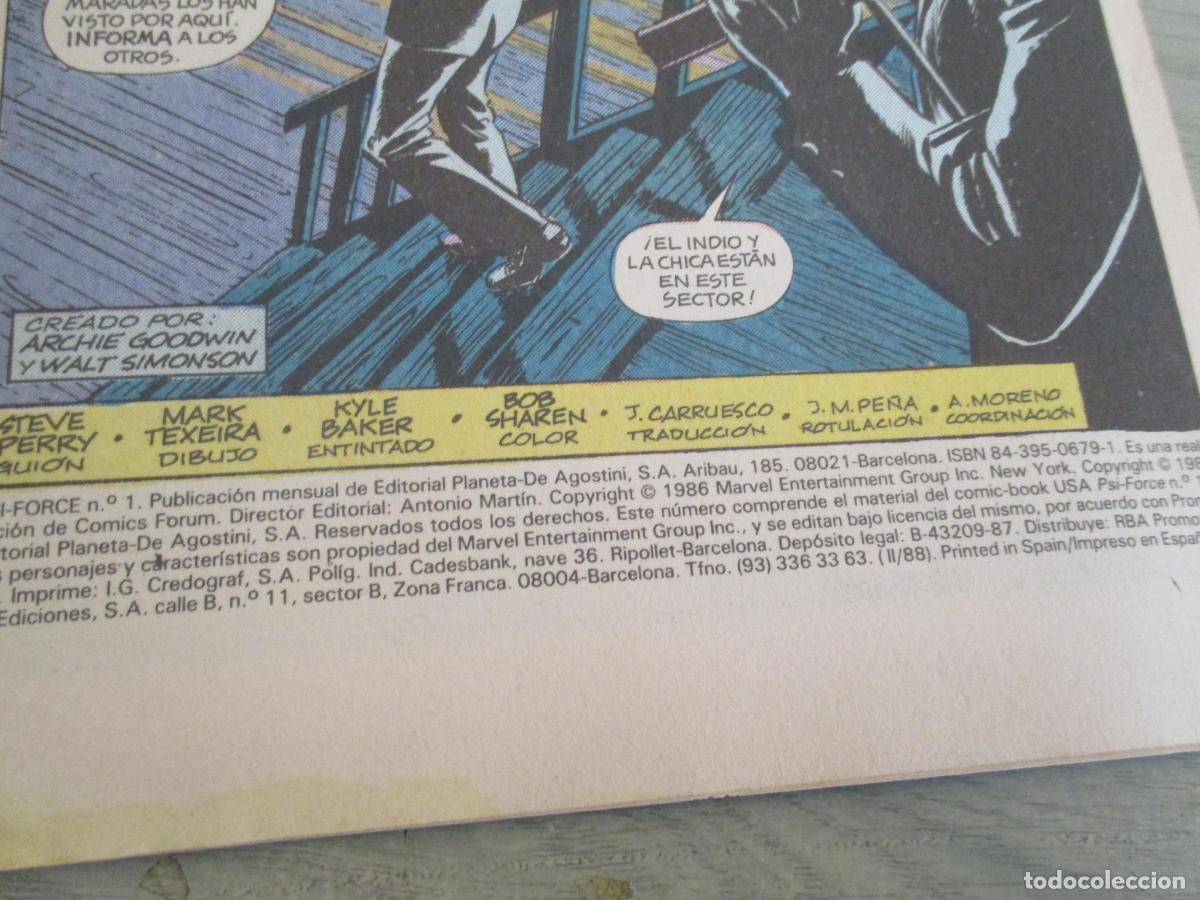 C&oacute;mics: MARVEL- NUEVO UNIVERSO, PSI FORCE.N&ordm;. 1- FORUM - Foto 2