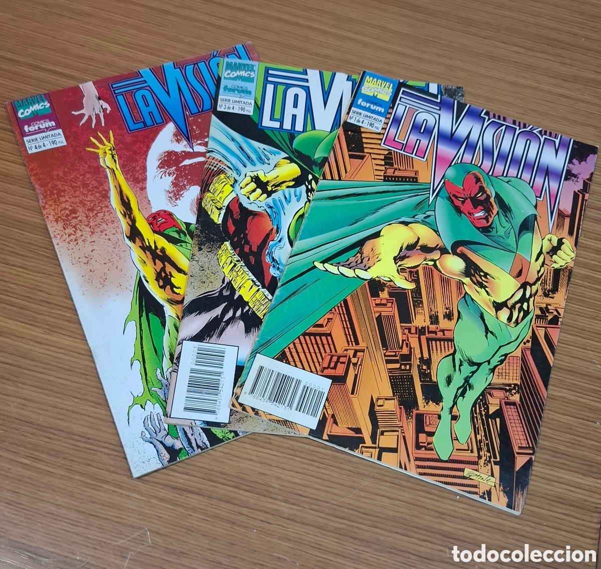 C&oacute;mics: LA VISION. Casi Completa. Tomos 1,3 y 4. COMICS FORUM. - Foto 1