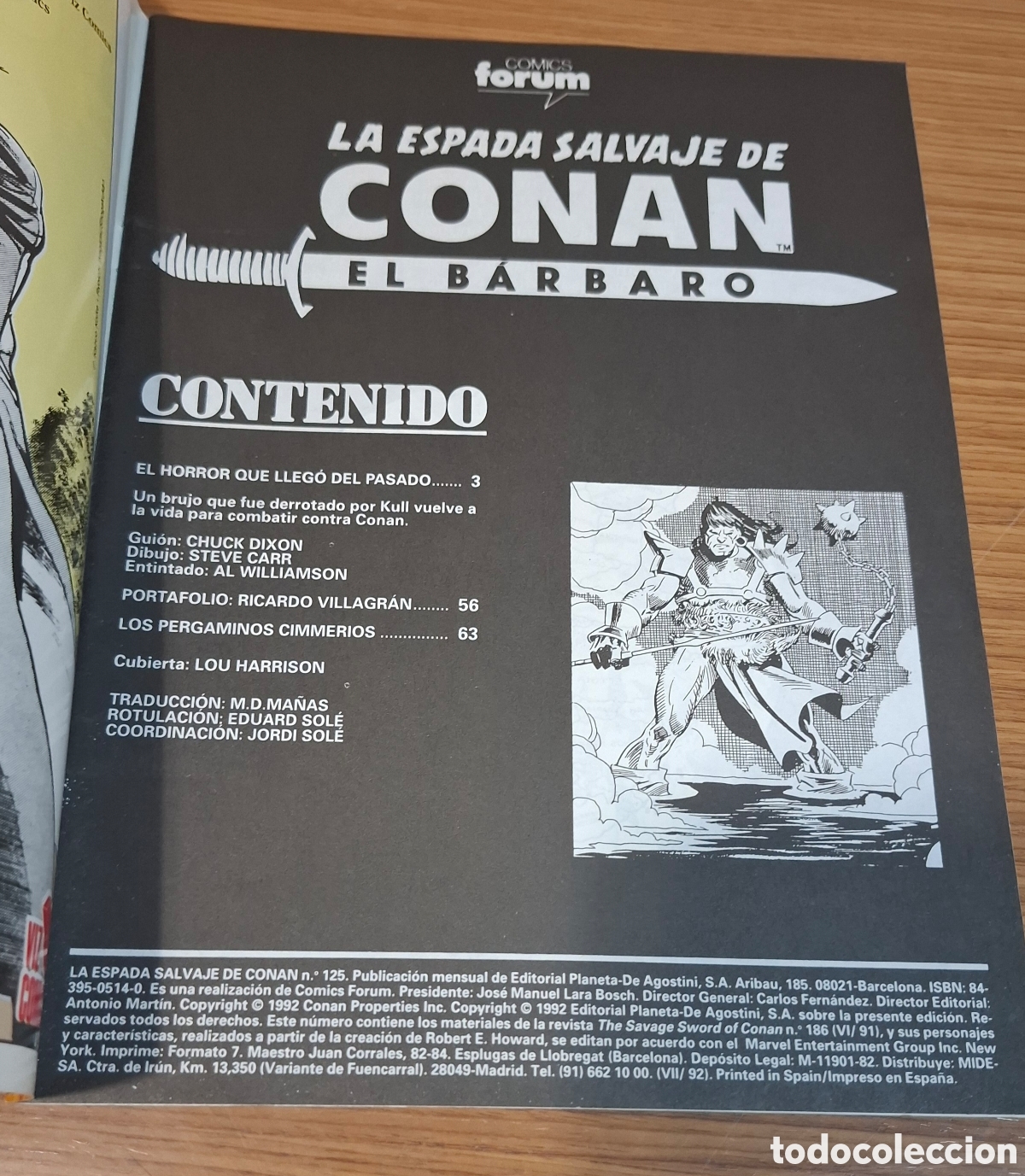 C&oacute;mics: La Espada Salvaje de CONAN. Num. 125. SERIE ORO - Foto 2