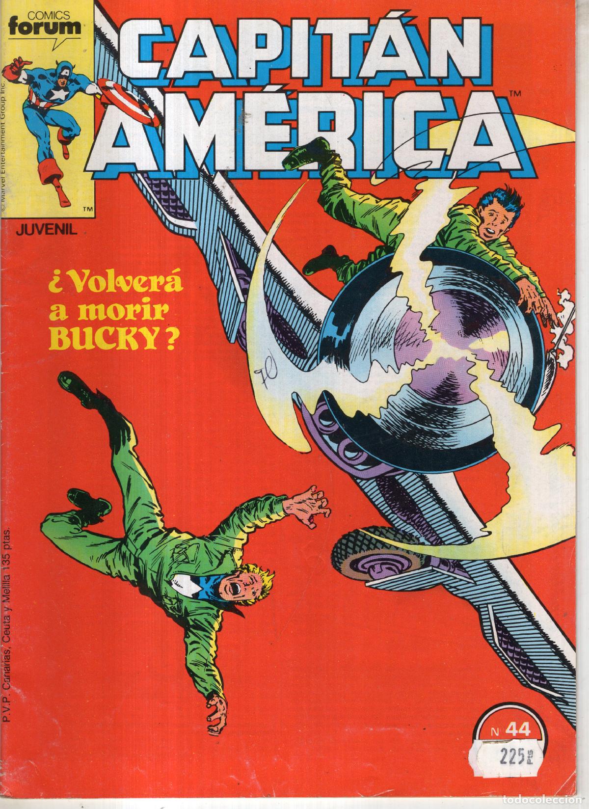 C&oacute;mics: CAPITAN AMERICA VOL. 1 N&ordm; 44 - FORUM - Foto 1
