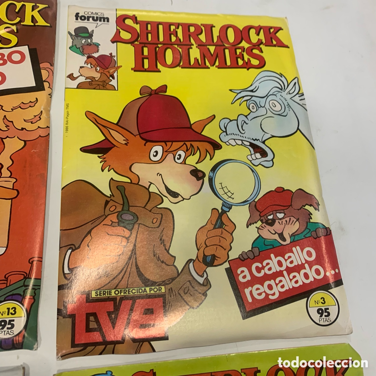 C&oacute;mics: lote tebeo comic sherlock homes n&ordm; 3-4-10-13 - Foto 3