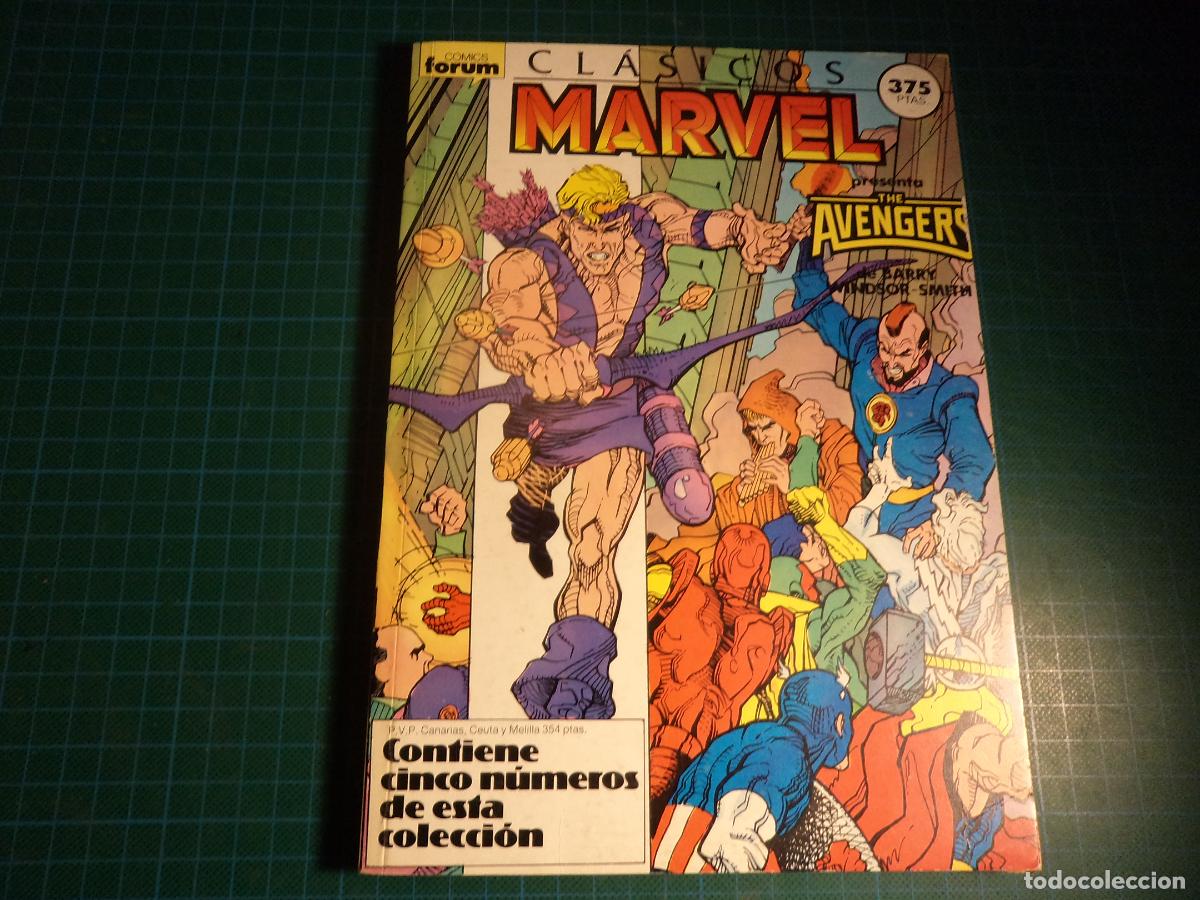 C&oacute;mics: Clasicos Marvel. Retapado con los numeros 6 a 10. Forum. - Foto 1
