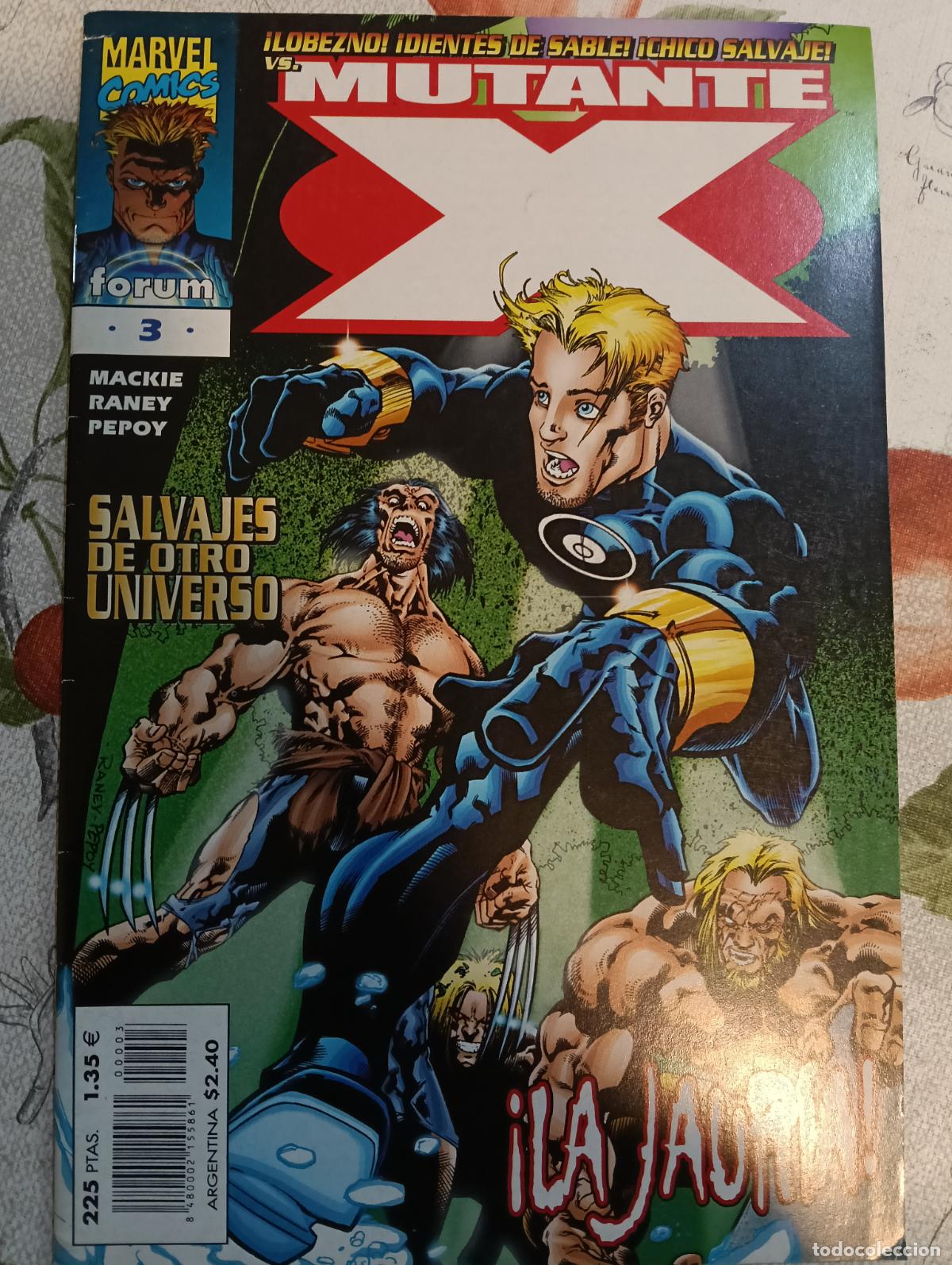C&oacute;mics: MUTANTE X N&ordm; 3 ED. FORUM - Foto 1