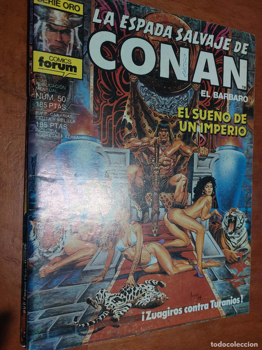 C&oacute;mics: 50 LA ESPADA SALVAJE DE CONAN. GRAPA. BUEN ESTADO - Foto 1