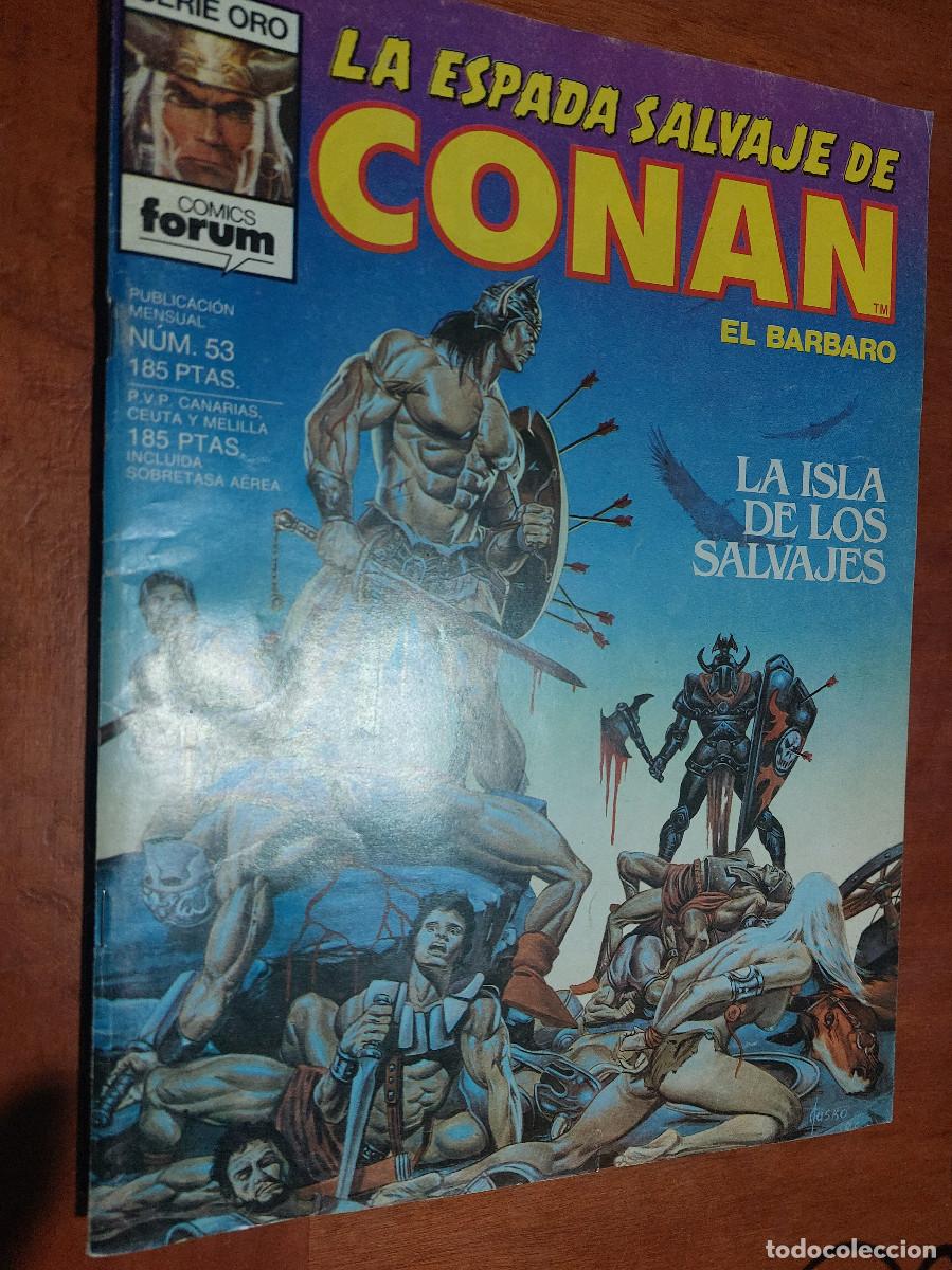 C&oacute;mics: 53 LA ESPADA SALVAJE DE CONAN. GRAPA. BUEN ESTADO - Foto 1
