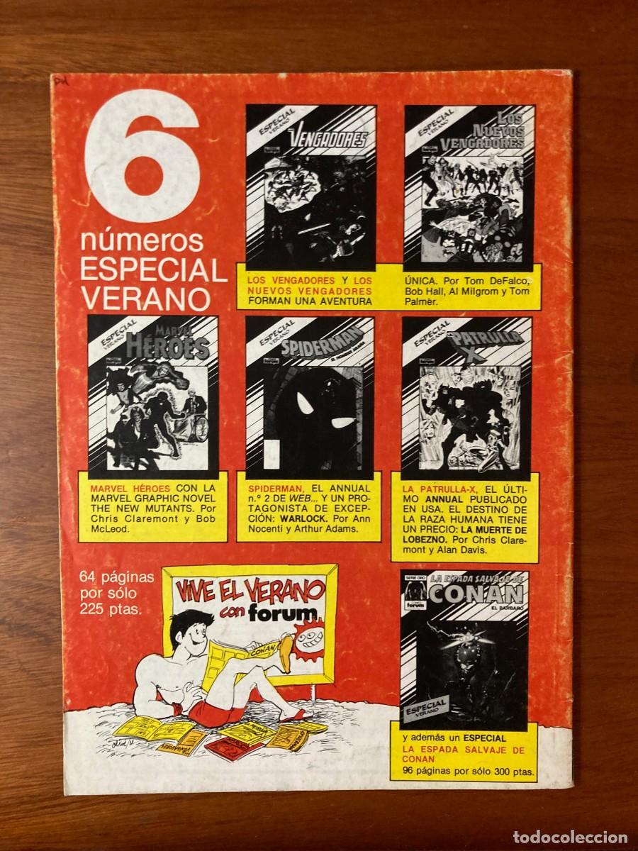 C&oacute;mics: MARVEL COMICS FORUM LOS NUEVOS MUTANTES N&ordm; 37 MAGNETO A LA CARGA - Foto 2