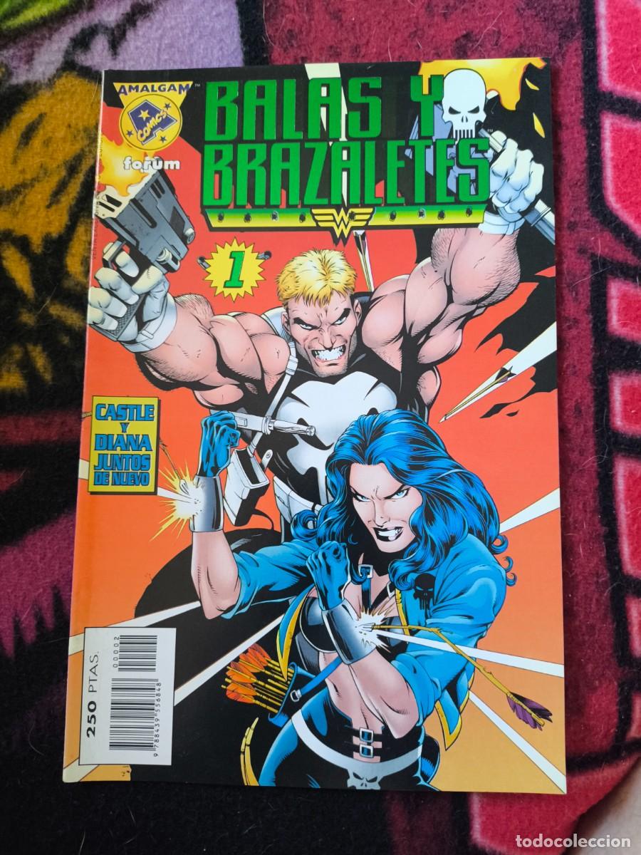 C&oacute;mics: AMALGAM BALAS Y BRAZALETES DC MARVEL JOHN OSTRANDER Y GARY FRANK COMICS FORUM - Foto 1