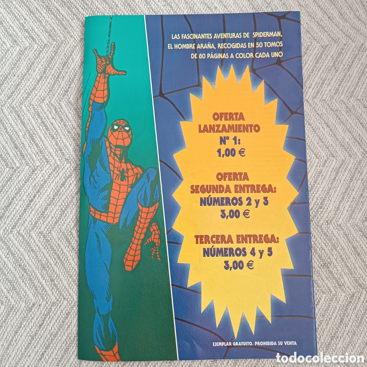 C&oacute;mics: Spiderman num 0. Con poster de L&oacute;pez Espi. Excelente estado - Foto 2