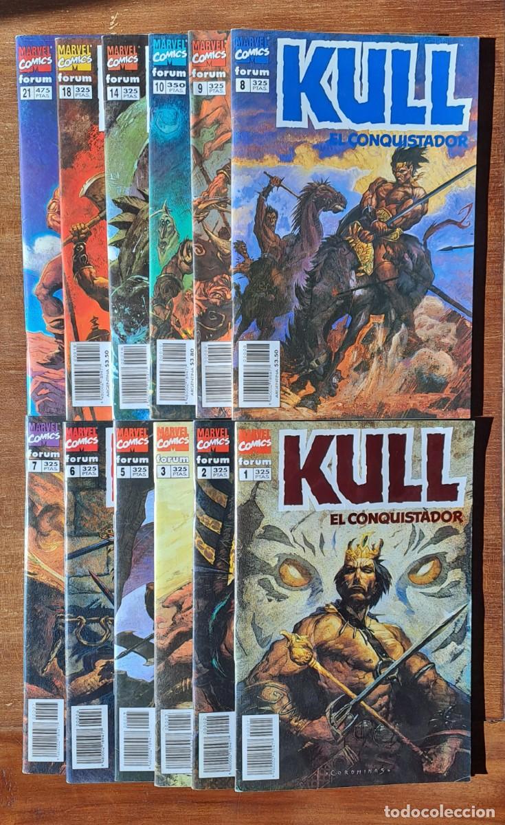 C&oacute;mics: KULL EL CONQUISTADOR - GRAPA -FORUM LOTE DE 12 COMICS - Foto 17
