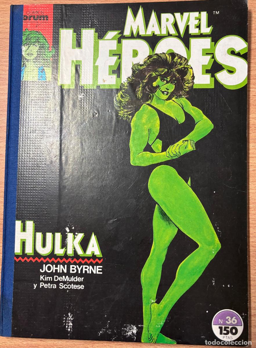 C&oacute;mics: Comic Marvel H&eacute;roes - Hulka. N&ordm;36, dic 1989 - Foto 1