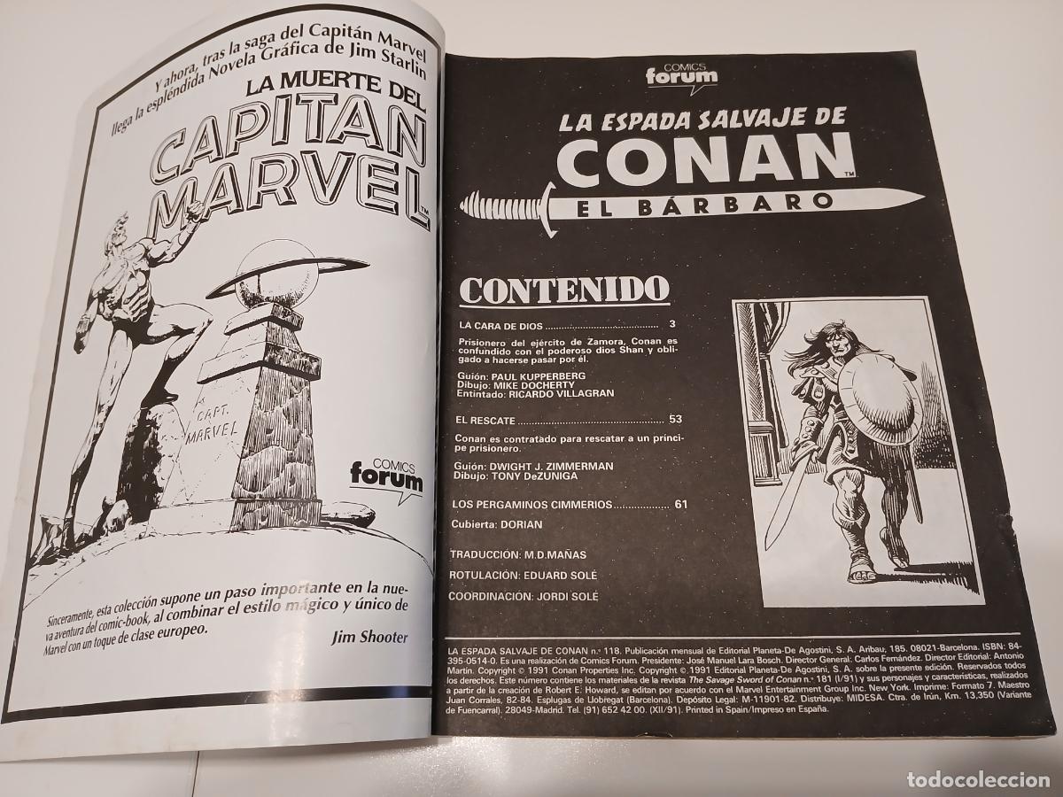 C&oacute;mics: LA ESPADA SALVAJE DE CONAN -N&Uacute;MERO 118- - Foto 4