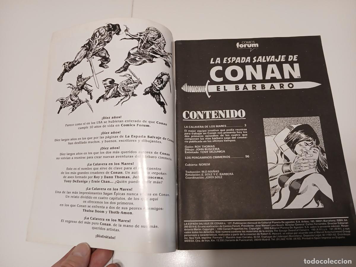 C&oacute;mics: LA ESPADA SALVAJE DE CONAN -N&Uacute;MERO 127- - Foto 3